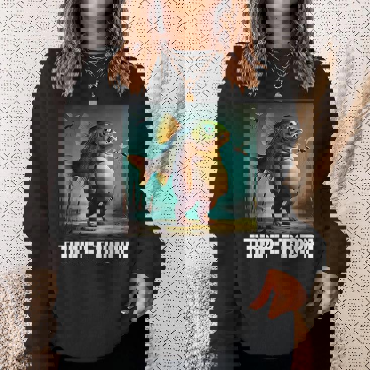 トリッピ・トロッピ-イタリアン・ブレインロット・ミーム スウェットシャツ 彼女への贈り物