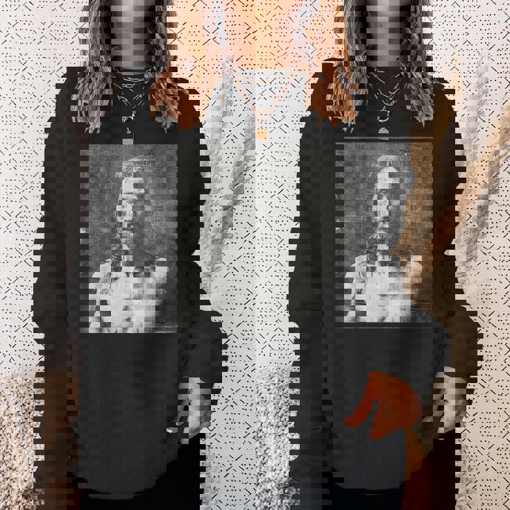 トリノのヴィンテージイエス聖骸布 スウェットシャツ 彼女への贈り物