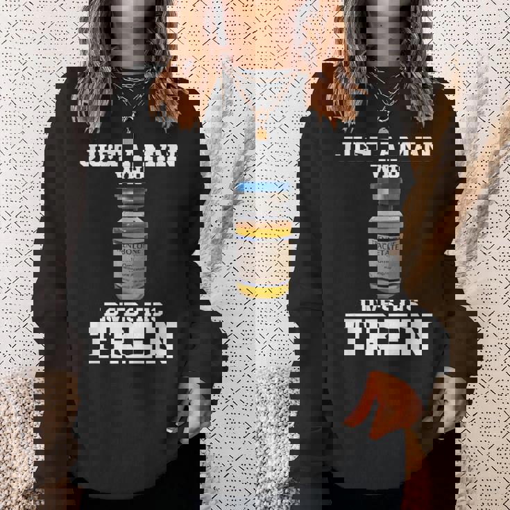 トレンを愛する男 スウェットシャツ 彼女への贈り物