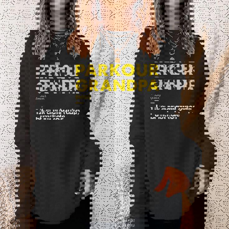 トレーサー・グランパ・デフィニション・パルクール スウェットシャツ 彼女への贈り物