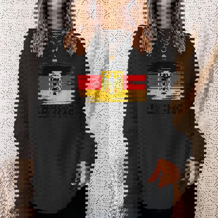 ドイツ退役軍人tシャツ イーグルとフラッグ – 愛国的なゲルマ スウェットシャツ 彼女への贈り物