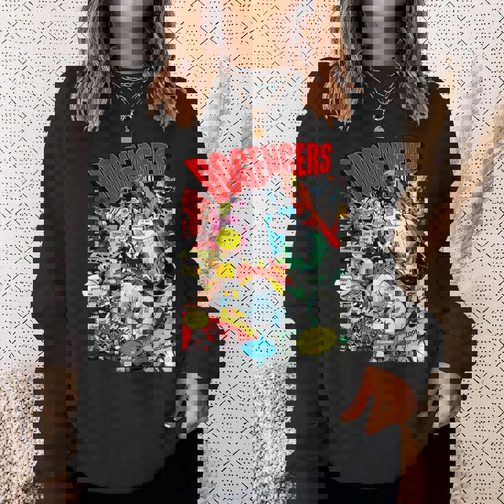 ドゲンジャーズ コミック風 スウェットシャツ 彼女への贈り物