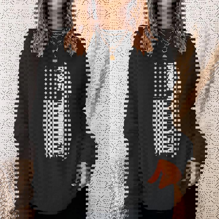 ドッグトレーナー アメリカ国旗 愛国的な犬の訓練 スウェットシャツ 彼女への贈り物