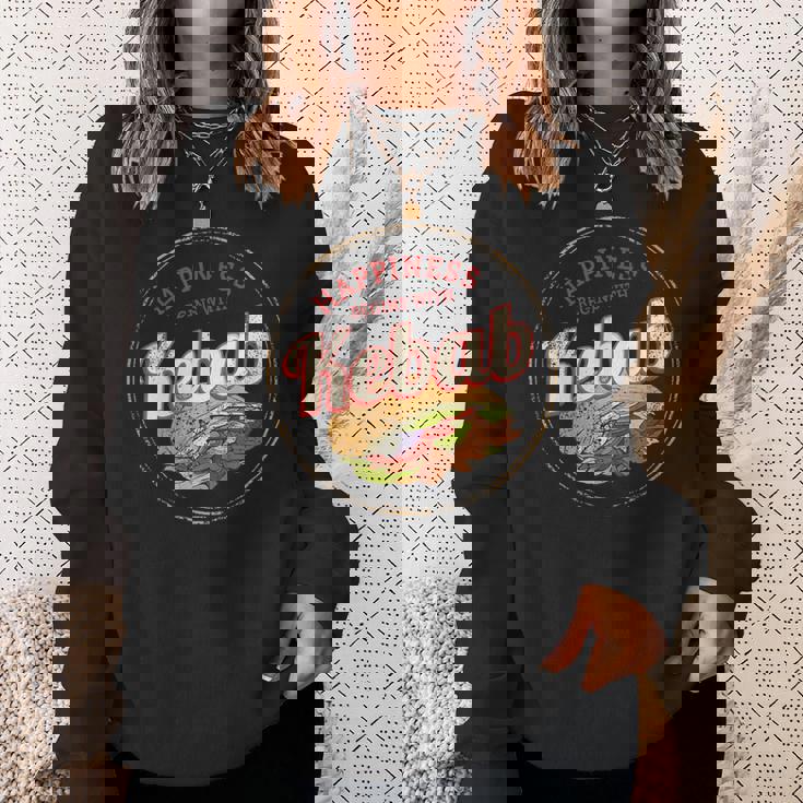 ドネルケバブ レトロ スナック ビンテージ ストリート フード グルメ お土産 スウェットシャツ 彼女への贈り物