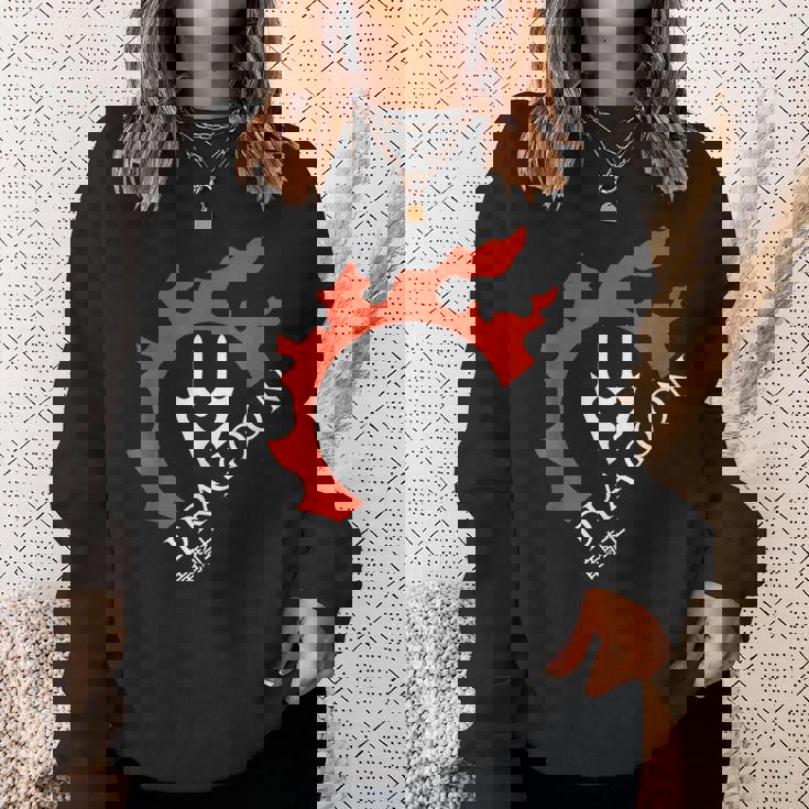 ドラゴン 光と闇の戦士のために スウェットシャツ 彼女への贈り物