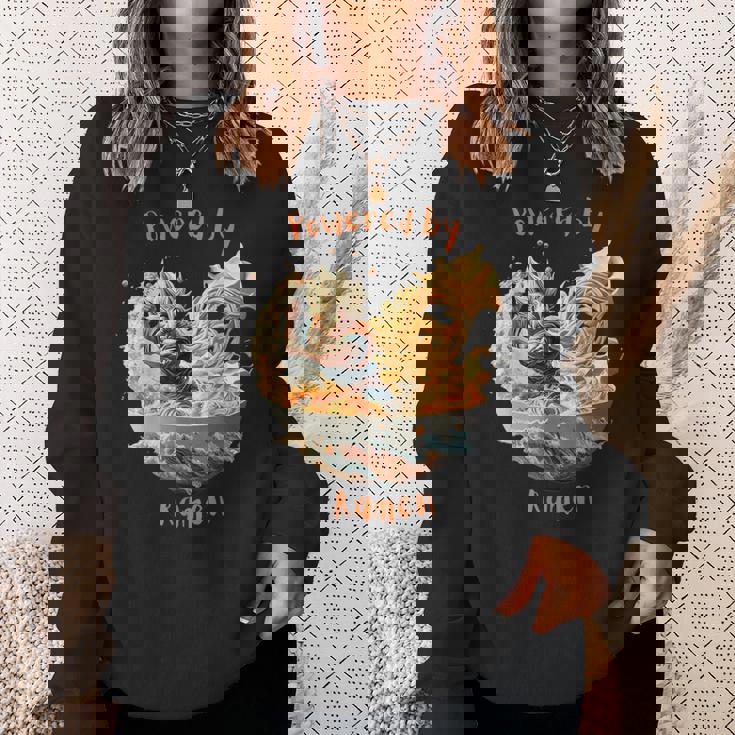 ドラゴンボウル戦士とラーメン波動力 スウェットシャツ 彼女への贈り物