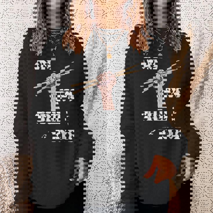 ドラマー ギフト 楽器 メンズ ドラムスティック用 スウェットシャツ 彼女への贈り物