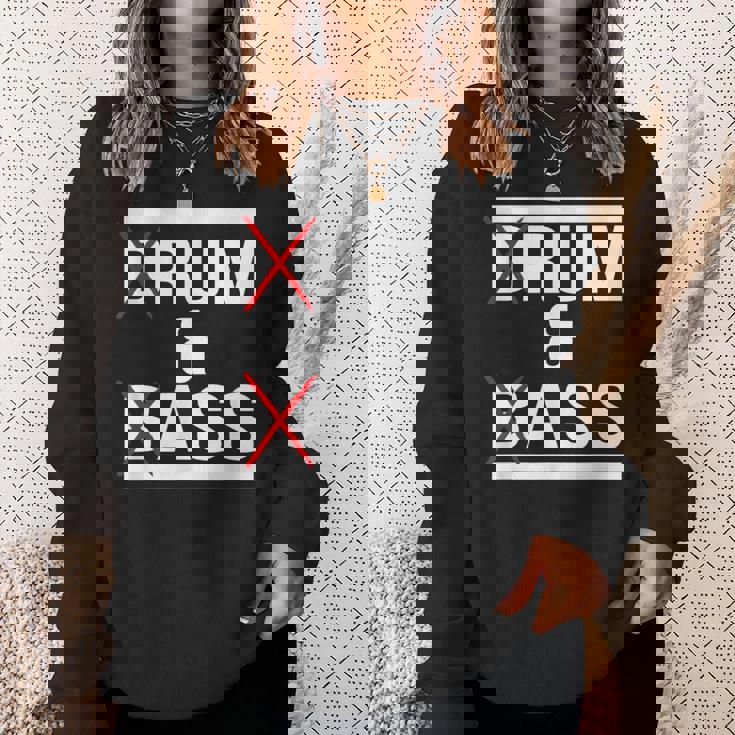 ドラムンベース Dnb 面白いモチーフ スウェットシャツ 彼女への贈り物