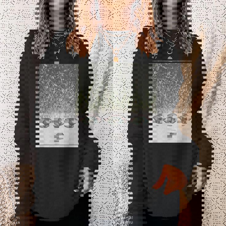 ドリームコアウィアードコア服エステティックコーンフィールドアイズ スウェットシャツ 彼女への贈り物