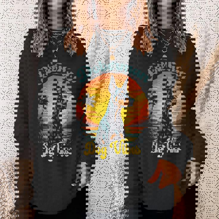 ドーベルマン 犬の飼い主 私が叶えるドーベルマン スウェットシャツ 彼女への贈り物