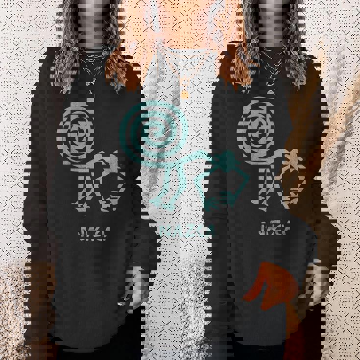 ナスカ ライン ペルー ジオグリフ 宇宙飛行士 ハチドリ モンキー スウェットシャツ 彼女への贈り物