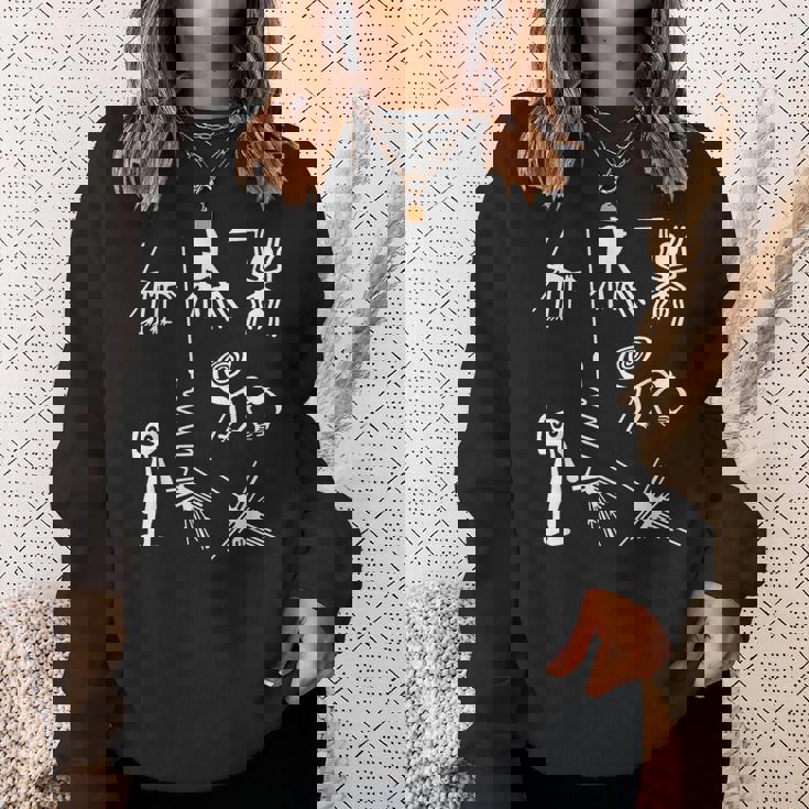 ナスカの地上絵 スウェットシャツ 彼女への贈り物