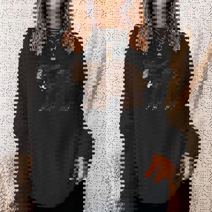 ナマケグマの絵 スウェットシャツ 彼女への贈り物