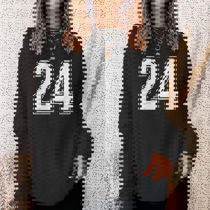 ナンバー24 スポーツ ナンバー入り 選手 20-4 スウェットシャツ 彼女への贈り物