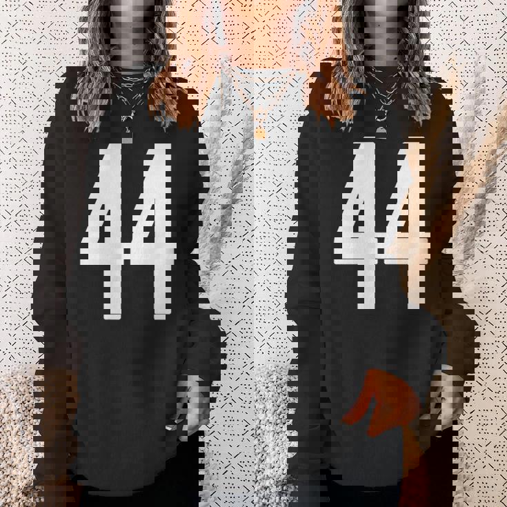 ナンバー44インチホワイトポケットスタイルバージョン。 スウェットシャツ 彼女への贈り物