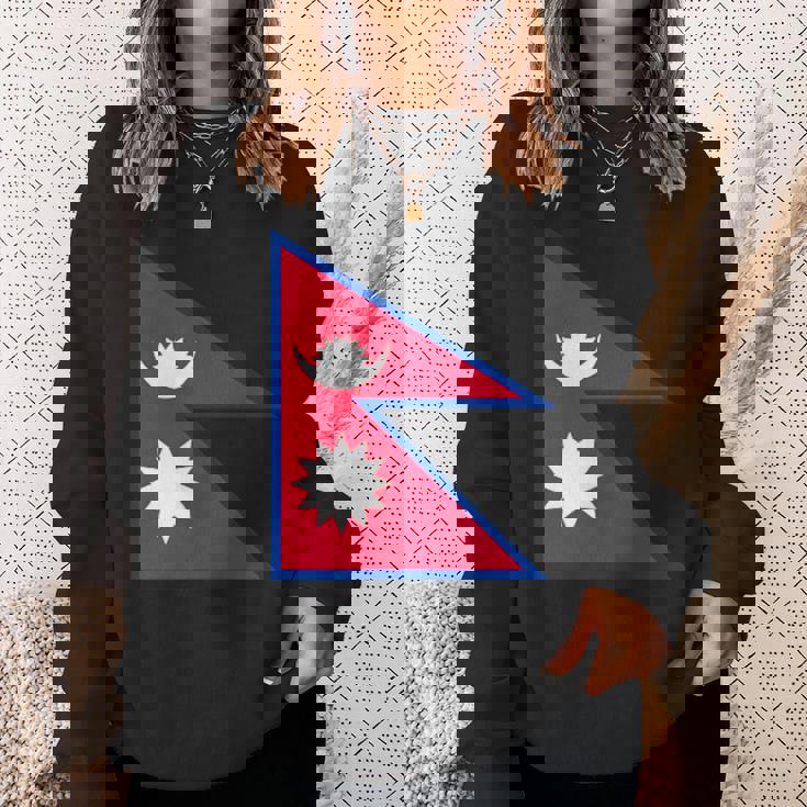 ネパール国旗 スウェットシャツ 彼女への贈り物