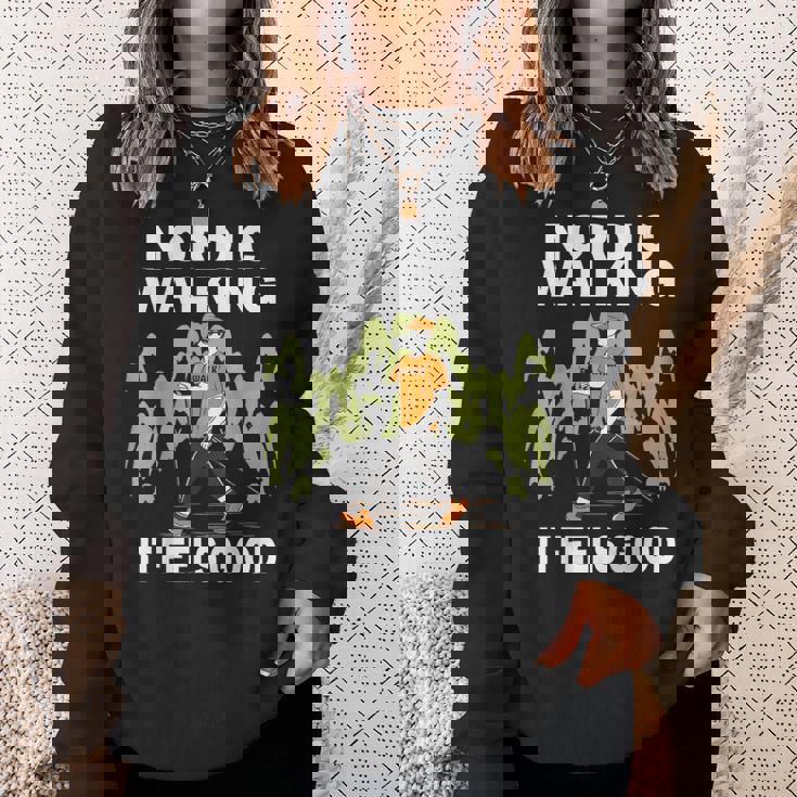 ノルディック ウォーキング ランニング スポーツ ハイキング フィットネス ウォーキング ランニング スウェットシャツ 彼女への贈り物