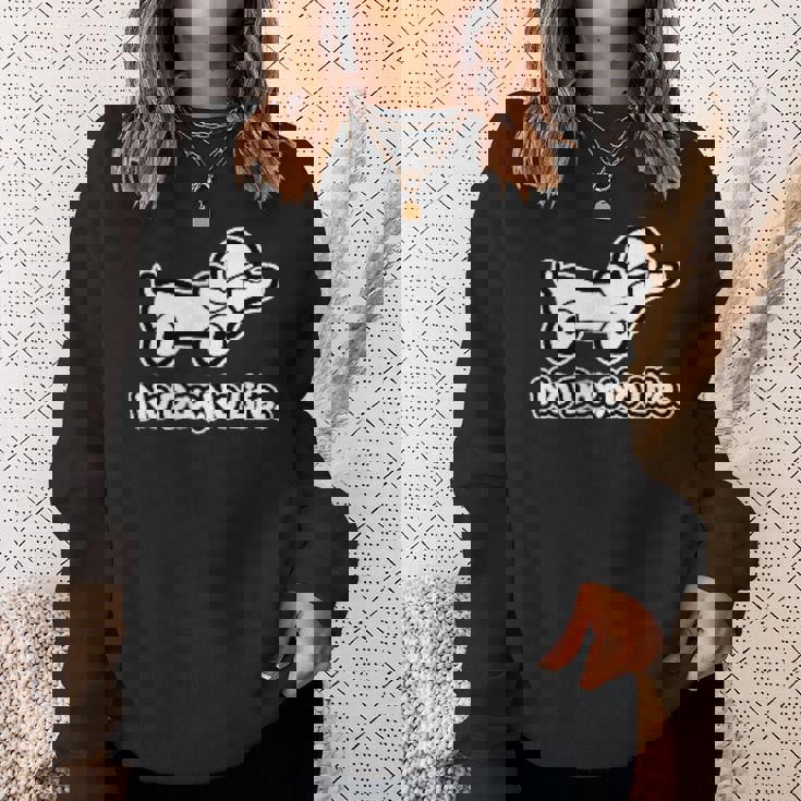 ノー ダックス ノー ライフ No Daxno Life 胸＆バックプリント スウェットシャツ 彼女への贈り物