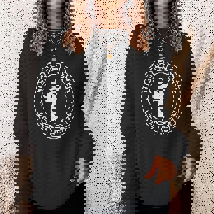 ノーザン・ソウル・ガール・ダンサー、キープ・ザ・フェイス スウェットシャツ 彼女への贈り物