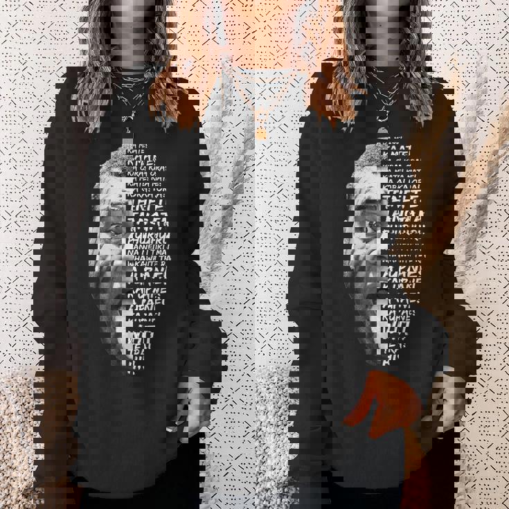 ハカニュージーランドブラックマオリ族ユニフォームグッズラグビー スウェットシャツ 彼女への贈り物