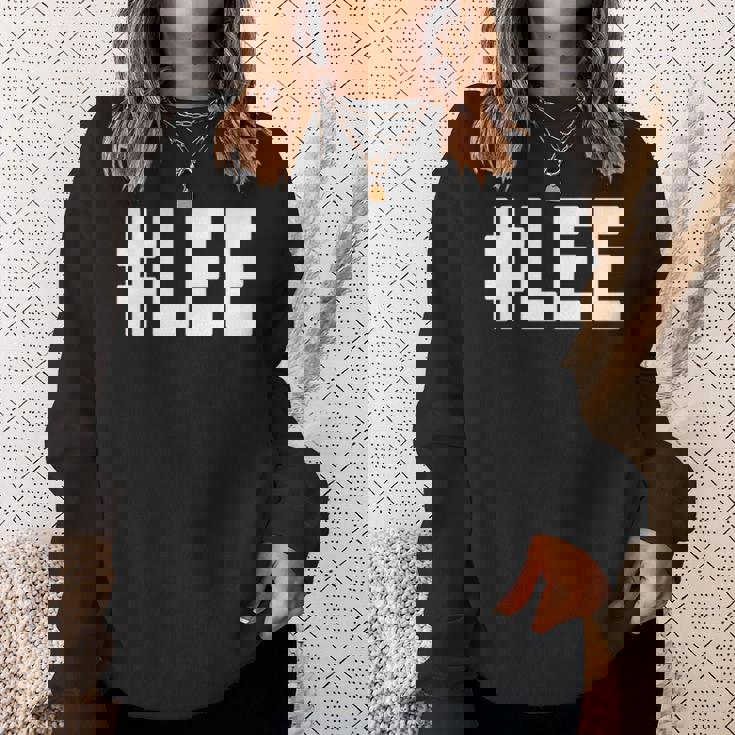 ハッシュタグ Lee ネームシャツ Lee 長袖tシャツ スウェットシャツ 彼女への贈り物