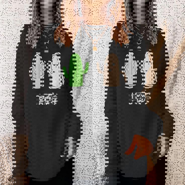 ハニワ くん & サボテン『トモダチ』 埴輪【ゆるフレンズ】歴史土器 キャラクター かわいい イラスト スウェットシャツ 彼女への贈り物