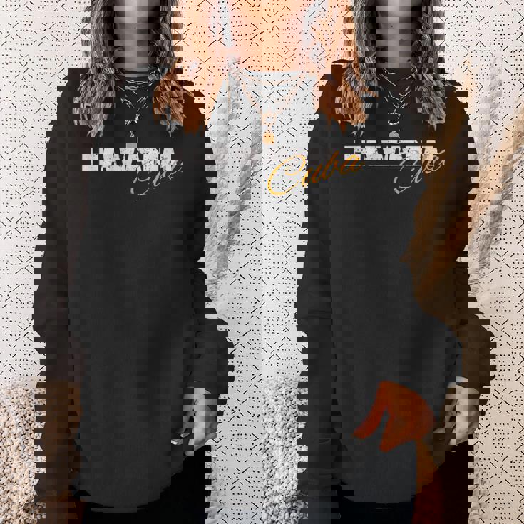 ハバナ キューバ 1514 レトロ キューバ プライド ヴィンテージ 70 年代 80 年代 スウェットシャツ 彼女への贈り物