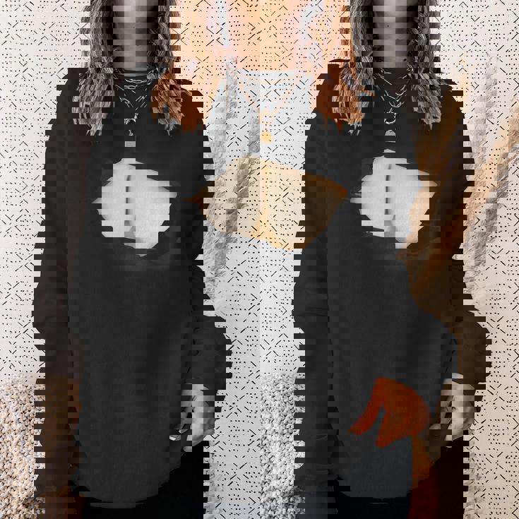 ハロウィン Oops I Tore My Clothes おっぱい 谷間コスチューム スウェットシャツ 彼女への贈り物