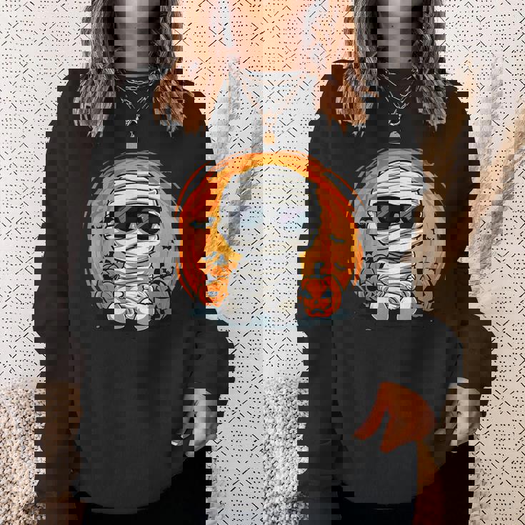 ハロウィン コスチューム ミイラ 怖い パンプキン ランタン コウモリ ゴースト スウェットシャツ 彼女への贈り物