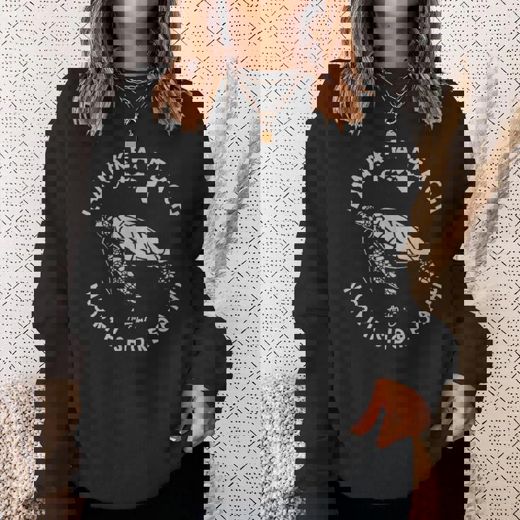 ハワイ ホヌ ウミガメ ラニアクア ビーチ ノースショア オアフ島 スウェットシャツ 彼女への贈り物