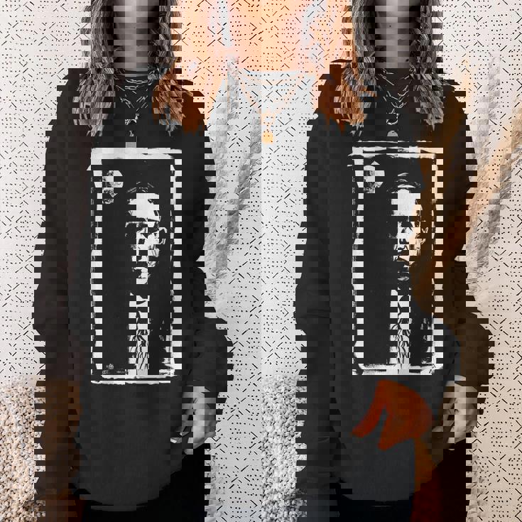 ハワード・フィリップス アート キム・ディアス・ホルム 絵 インク クトゥルフ Hpl Cthulhu Howard スウェットシャツ 彼女への贈り物