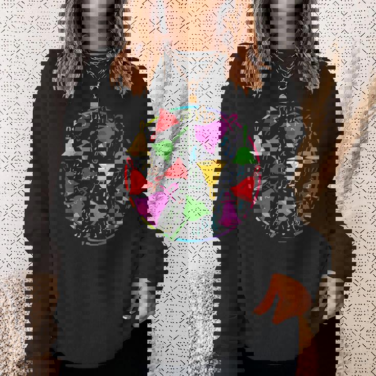 ハンドベルの色 スウェットシャツ 彼女への贈り物