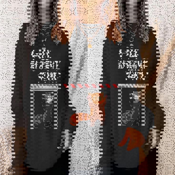 ハードルは高ければ高いほどくぐりやすい ネタ ことわざ 慣用句 ジョーク ギャグ ダジャレ ツッコミ レッサーパンダ スウェットシャツ 彼女への贈り物