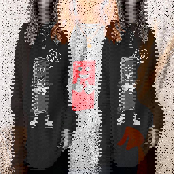 ハーモニカプレーヤー フレンチハープ ブルース ミュージシャン スウェットシャツ 彼女への贈り物