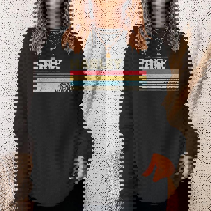 ハーレー 名前入り レトロ ヴィンテージ 70年代 80年代 90年代 誕生日 スウェットシャツ 彼女への贈り物