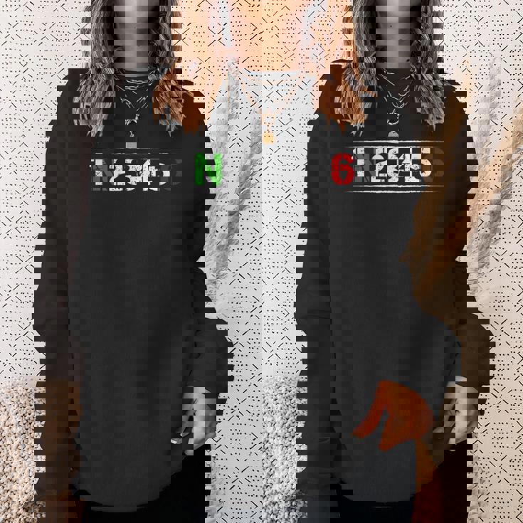 バイク ギアシフト 1N23456 バイク バイカー ツアー スウェットシャツ 彼女への贈り物