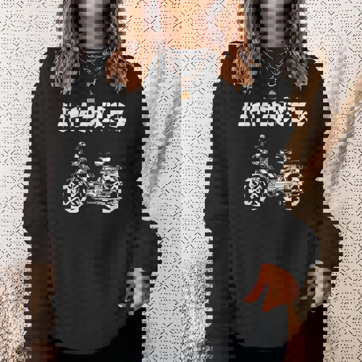 バイクおじさん バイク ネイキッドバイク クラシックバイク ネオレトロ ツーリング好き アウトドア好き バイク好き 趣味 スウェットシャツ 彼女への贈り物