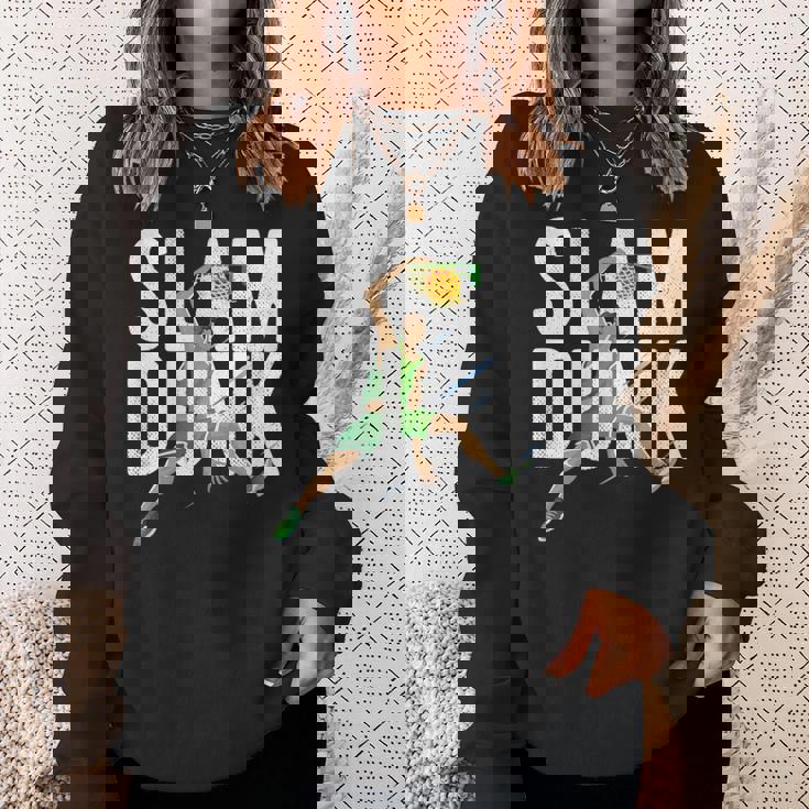 バスケットボール スラム ダンク チーム トレーニング ゲーム コーチ キッズ ギフト スウェットシャツ 彼女への贈り物