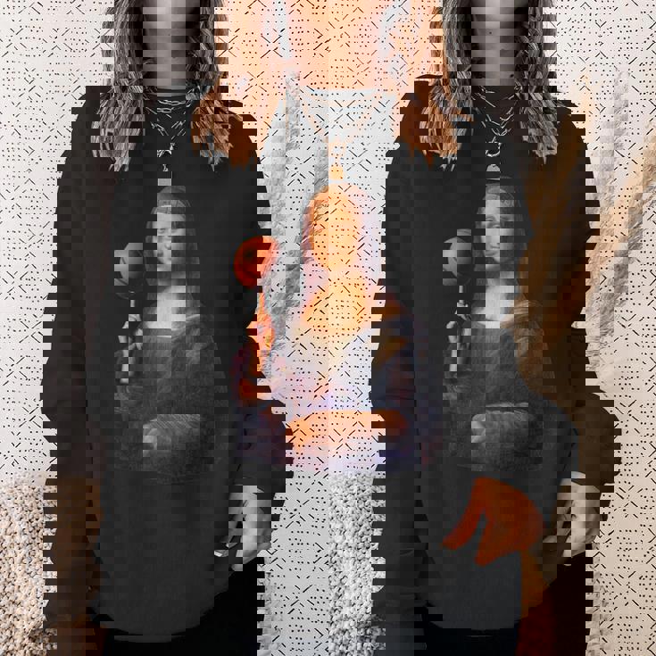 バスケットボール バスケ 面白tシャツ モナリザ おもしろ ネタ 服 おもしろグッズ バスケ部 スウェットシャツ 彼女への贈り物