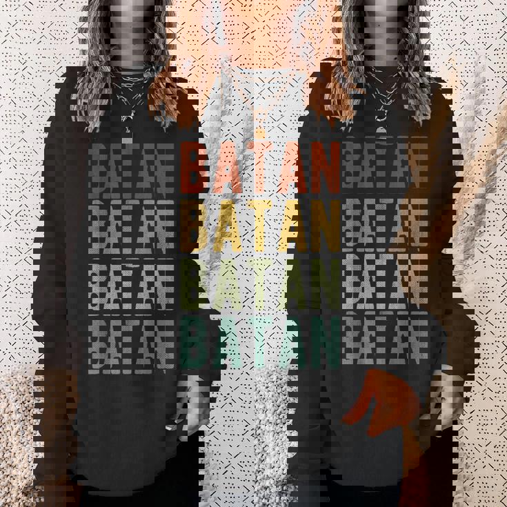 バタンシティ フィリピン レトロ ヴィンテージ スウェットシャツ 彼女への贈り物