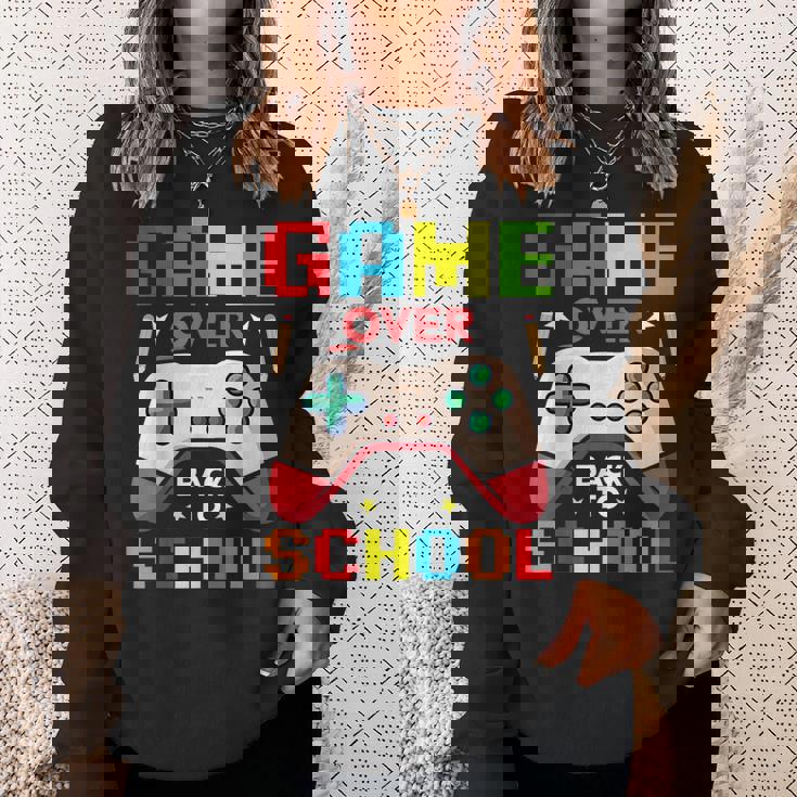 バック・トゥ・スクール-ゲームオーバーバック・トゥ・スクール スウェットシャツ 彼女への贈り物