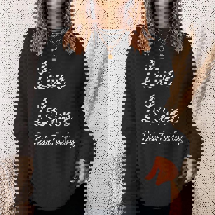 バトントワラー ライブ・ラブ・バトントワリング スウェットシャツ 彼女への贈り物