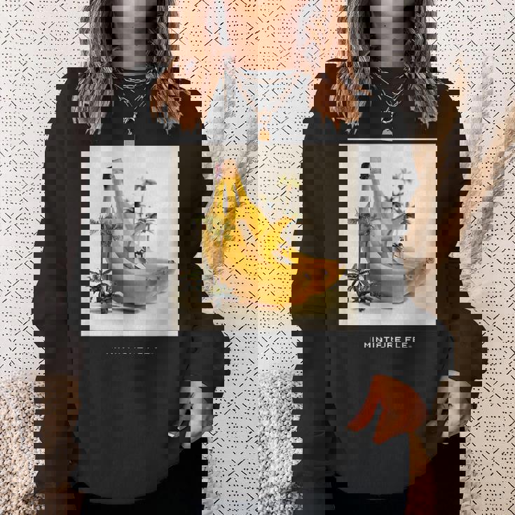 バナナの波はよく滑る スウェットシャツ 彼女への贈り物