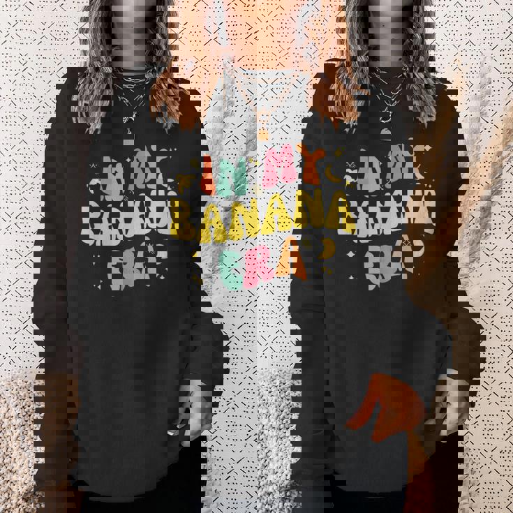 バナナ好きの面白いトロピカルフルーツ・イン・マイ・バナナ時代 スウェットシャツ 彼女への贈り物