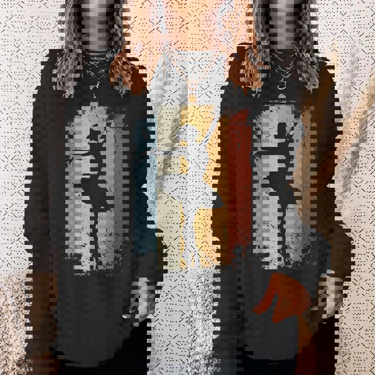 バレエダンスダンスバレリーナシューズ En Pointe ヴィンテージレトロ スウェットシャツ 彼女への贈り物