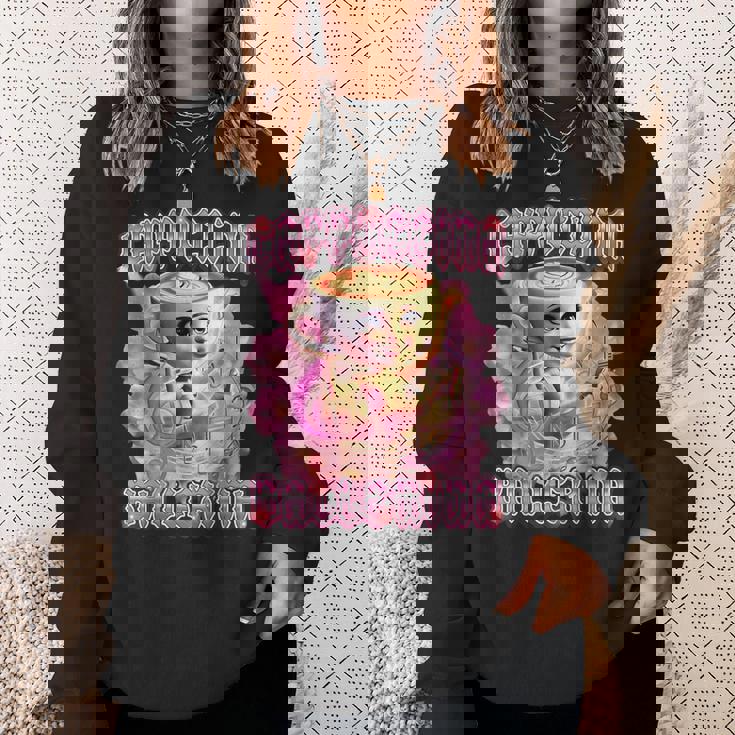 バレリーナ カプチーナ Ai ジェネラーレ イタリアンキャラクター ブレイン スウェットシャツ 彼女への贈り物