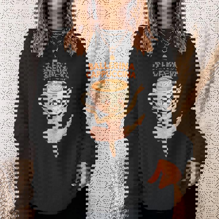 バレリーナ カプチーナ イタリアン ブレイン ミーム キッズ メンズ レディース スウェットシャツ 彼女への贈り物