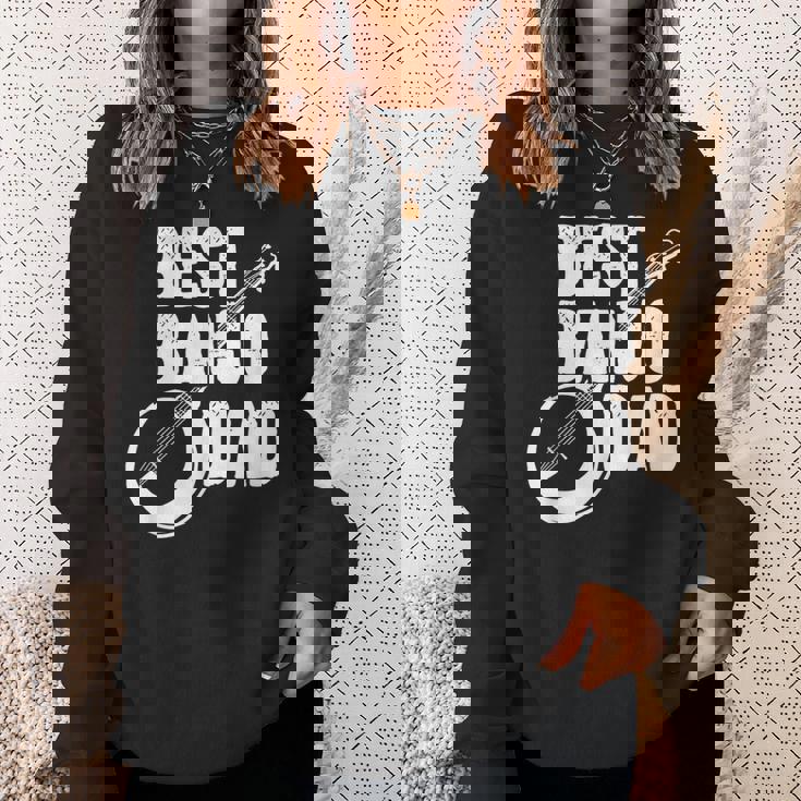 バンジョーパパ バンジョーインストラクター カントリーミュージック 父の日 スウェットシャツ 彼女への贈り物