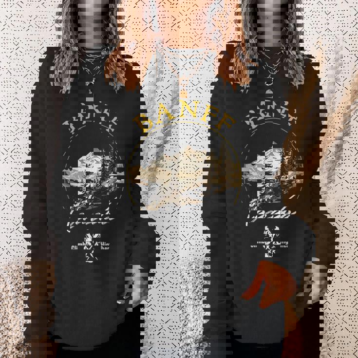 バンフ レトロ ヴィンテージ アパレル バンフ お土産 スウェットシャツ 彼女への贈り物