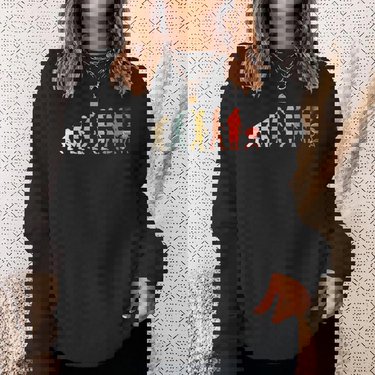 バーベキュー進化論 Bbq Lover Grill Meat Grill Dad スウェットシャツ 彼女への贈り物